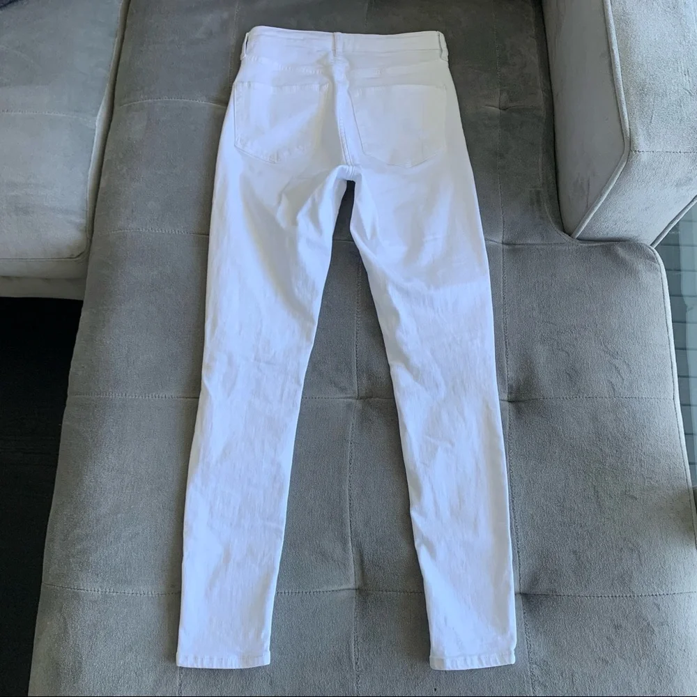 3 For $20 TOPSHOP MOTO White Distressed Jamie Jeans - Picture 4 of 8